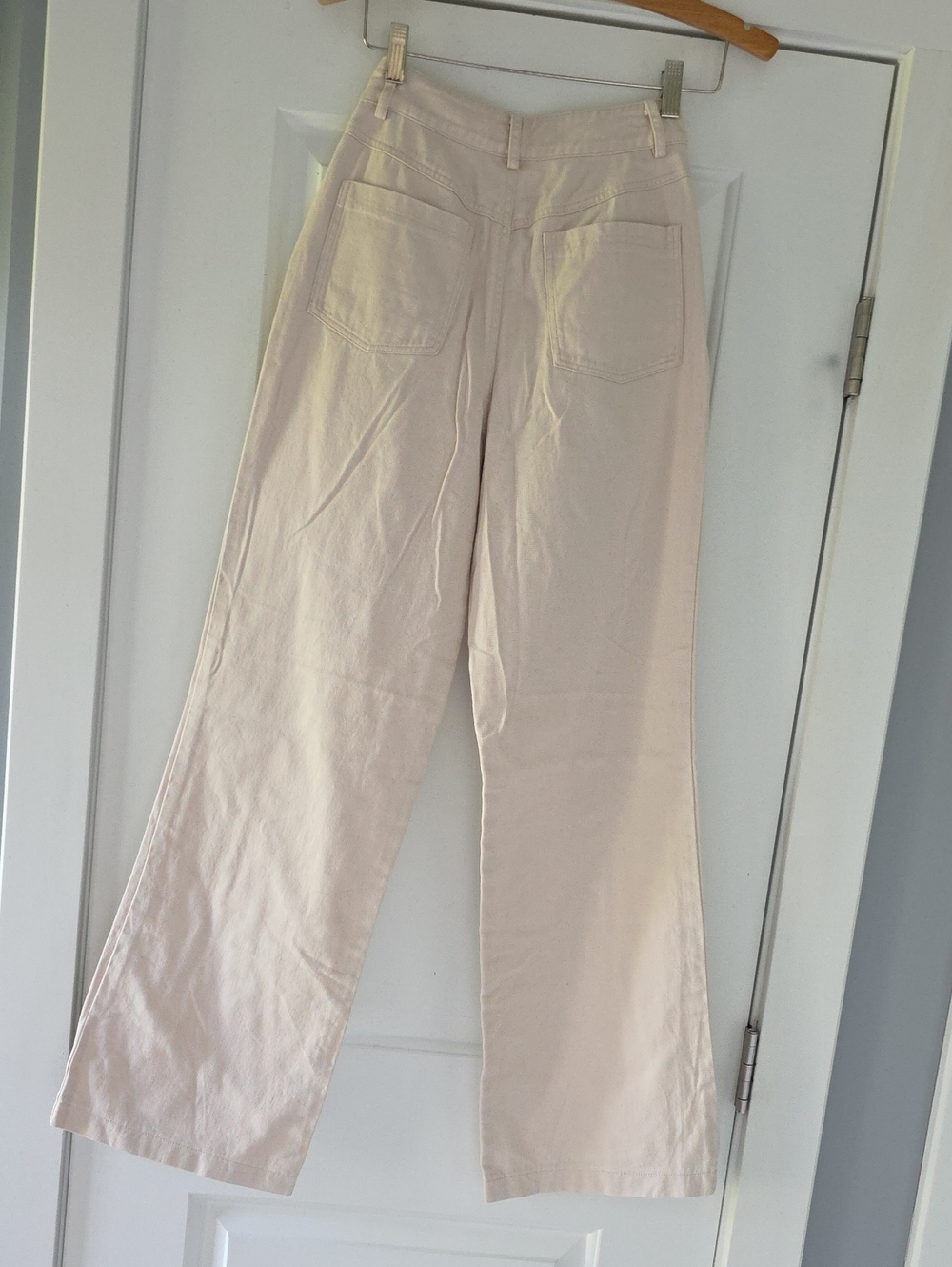 Bailey Rose... High-Rise Wide Leg Pants - Cream - Picture 6 of 9